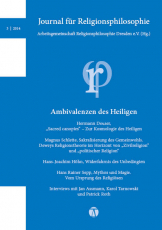 Journal für Religionsphilosophie Nr. 3 (2014)