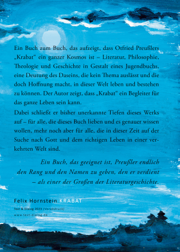 Felix Hornstein, Krabat. Über das richtige Leben in einer verkehrten Welt