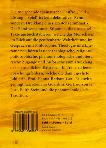 Backcover Leid - Lösung - Spiel